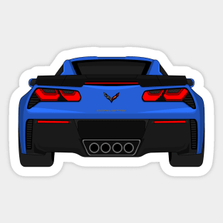 Z06 BLUE Sticker